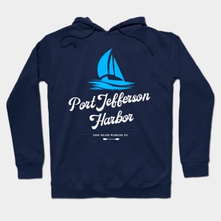 Long Island Paddling Co Port Jefferson Harbor Sailboat Hoodie